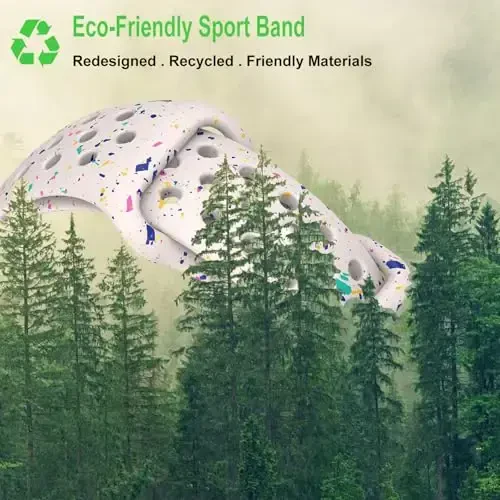 Sport bands compatible with Apple Watch 38mm-49mm, made of breathable recycled plastic. Ideal for women and men. - MODAZONE (1)