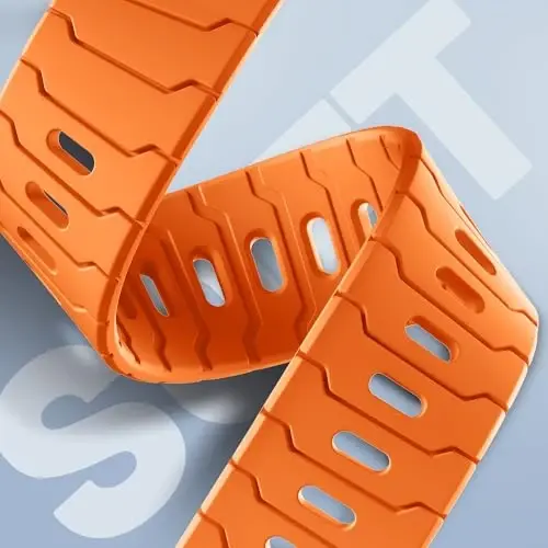 Sport Bands for Apple Watch Bands 44mm 49mm 46mm 45mm 42mm for iWatch Men | Grooved Silicone Band,for Apple Watch Ultra SE Series 12 11 10 9 8 7 6 5 4 3 2 1,Waterproof Sweatproof,Gym Workout to Office - 3