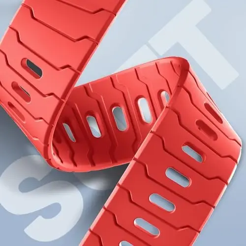 Sport Bands for Apple Watch Bands 44mm 49mm 46mm 45mm 42mm for iWatch Men | Grooved Silicone Band,for Apple Watch Ultra SE Series 12 11 10 9 8 7 6 5 4 3 2 1,Waterproof Sweatproof,Gym Workout to Office - 3