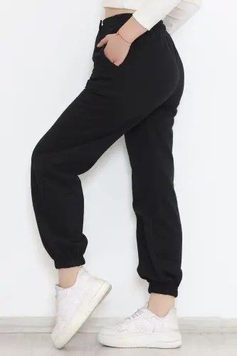 Sport kostyumi shimining lastikli qismi Qulay kiyim Jogger-Kulrang - LAND MODA (1)