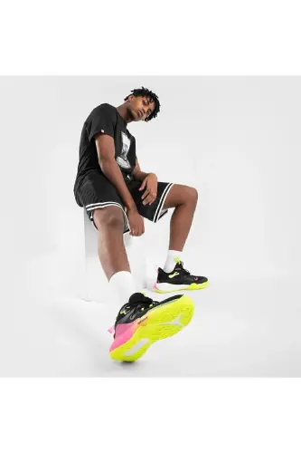 - Sport Oyoq Kiyim Basketbol Oyoq Kiyimi Elevate 500 Mid-Qora - 3