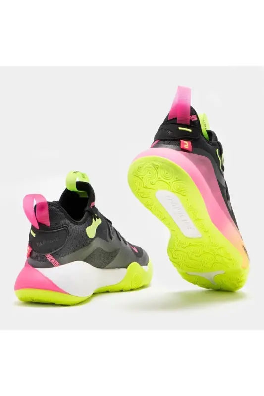 - Sport Oyoq Kiyim Basketbol Oyoq Kiyimi Elevate 500 Mid-Qora - 7