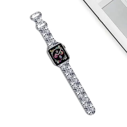 Sport Soatlar uchun Tasmalar Apple Watch Band bilan mos keladi 38mm 40mm 41mm Ayollar Erkaklar uchun, Sozlanishi mumkin Yumshoq Silikon Almashtiriladigan Smartwatch Bilakuzuk iWatch Series 7 6 5 4 3 2 1 SE uchun(daih) - 2