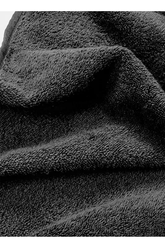 Sport Towel Black 100% Cotton 30x90 Cm Quality Gym Fitness Tennis Golf Boxing Towel - 5