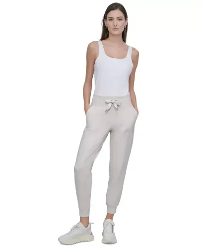 Sport Women's Logo-Drawstring High-Rise Joggers - DKNY SPORT (1)