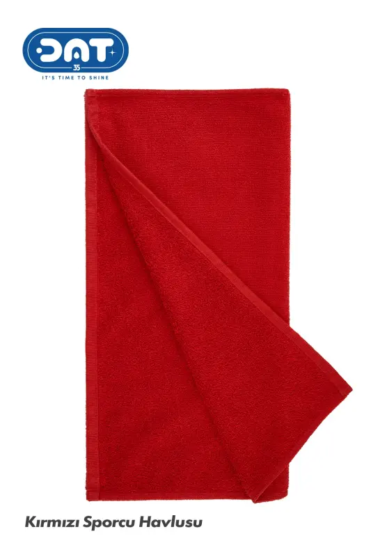 Sport zal Antibakterial sochiq – Qizil Sportchi sochiq tez quriydigan ter Microfiber-Qizil - 7