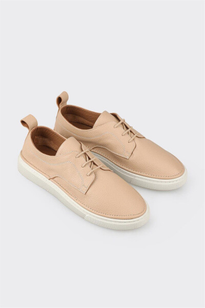 Спортивная обувь из натуральной кожи для женщин — натуральная - ELLE SHOES (1)