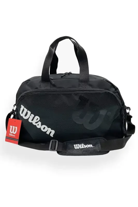Спортивная Сумка Черного Цвета Спортивная Дорожная Сумка-Черный - WILSON