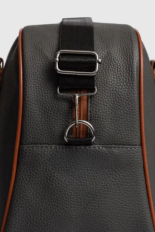 Спортивная сумка и дорожная сумка Gk25 унисекс серая-табачная - 4