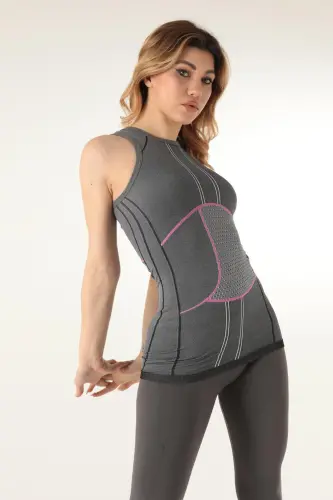 Спортивная унисекс футболка без швов для фитнеса 