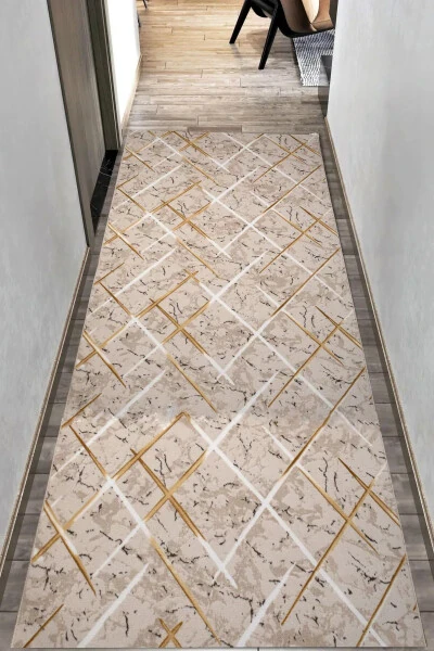 Спортивное Золотое моющиеся противоскользящее основание четыре сезона гостиная, ванная комната, балкон, молодежная комната ковровое покрытие - ASLAN HOME