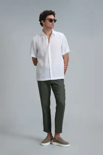 Спортивные мужские брюки-чинос Karl Slim Fit Зелёные - 4