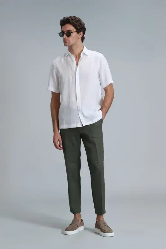 Спортивные мужские брюки-чинос Karl Slim Fit Зелёные - 5