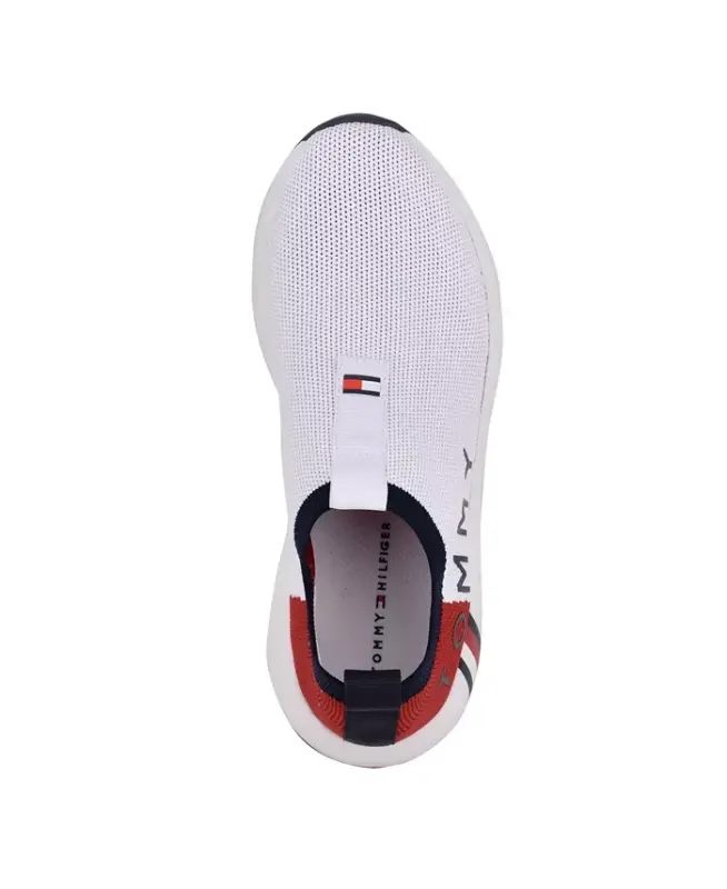 Спортивные слипоны Aliah Knit - Белые - 4