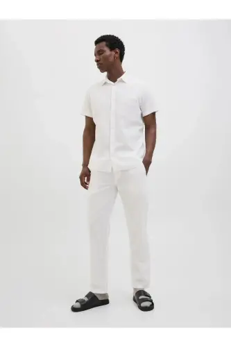 Jogginghose Locker Geschnitten Jogginghose-White - 5
