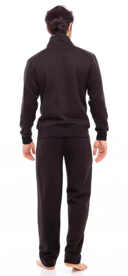 Спортивный костюм X-2 Mens Athletic Full Zip Fleece Tracksuit Jogging Sweatsuit серый с черными вставками, размер XL - 2