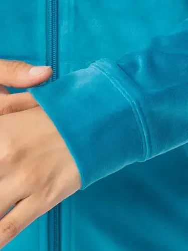 Спортивный костюм женский, велюр, молния, брюки и куртка, размеры XS-XXL - 4