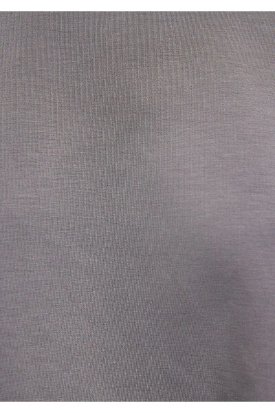 Спортивный свитер Sporty Lux Tencel Tm с круглым вырезом серого цвета 1s10061-70122 - 28