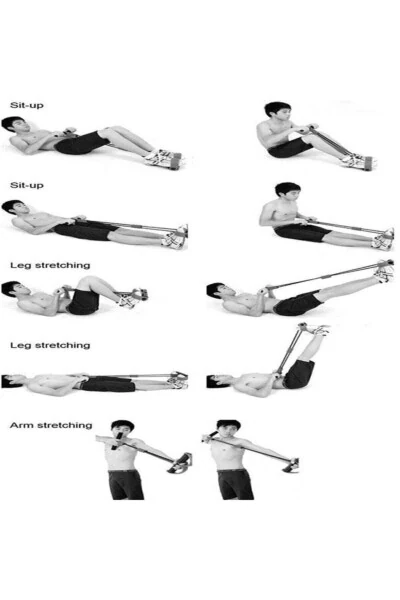 Спортивный тренажер с резиной сопротивления для подтягиваний - BODY TRIMMER (1)