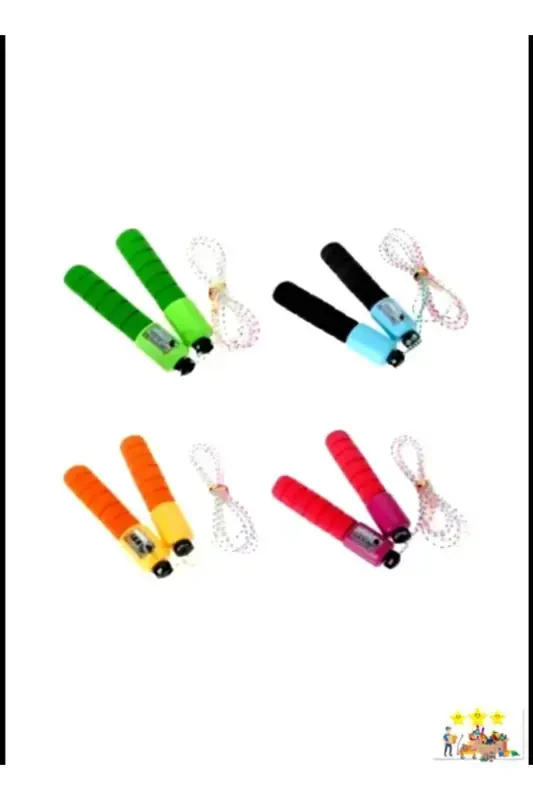 Sports Athlete Training Rope Counter Jump Rope Jumping Workout Athlete Rope Educational Toys-PINK - GENEL MARKALAR