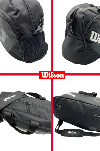 Sports Bag Black Color Sports Travel Bag-Black - 5