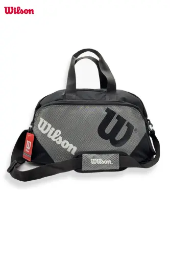 Sports Bag with Shoe Compartment Grey Gym and Travel Bag - Grey - WILSON (1)