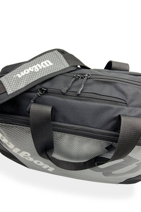 Sports Bag with Shoe Compartment Grey Sports and Travel Bag - 2