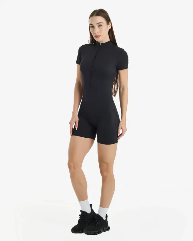 Sports Jumpsuit - BLACK - 7SABER