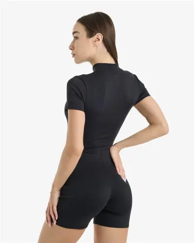 Sports Jumpsuit - BLACK - 5