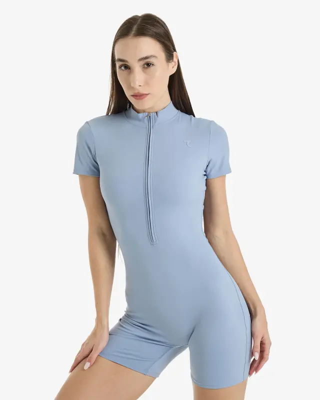 Sports Jumpsuit - BLUE - 3