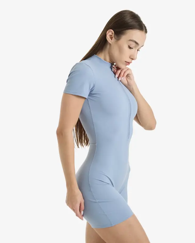 Sports Jumpsuit - BLUE - 4