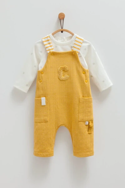 Sports Line Men's Dungaree 2-Piece Set - CARAMELL