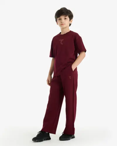 Sports Pants 7SABER Urban Flow - БОРДОВЫЙ 