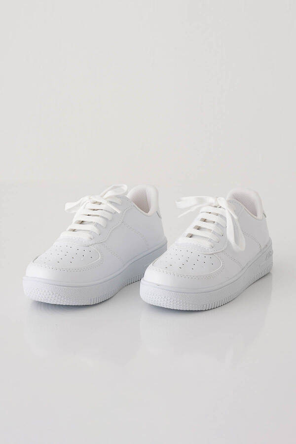 Sports Shoes - 7028 White - 8