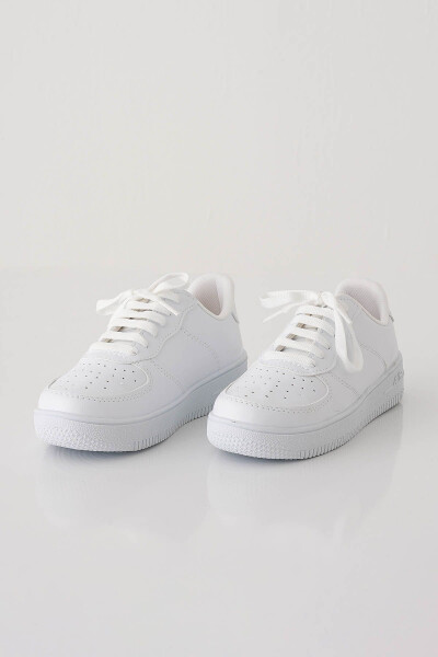 Sports Shoes - 7028 White - 2