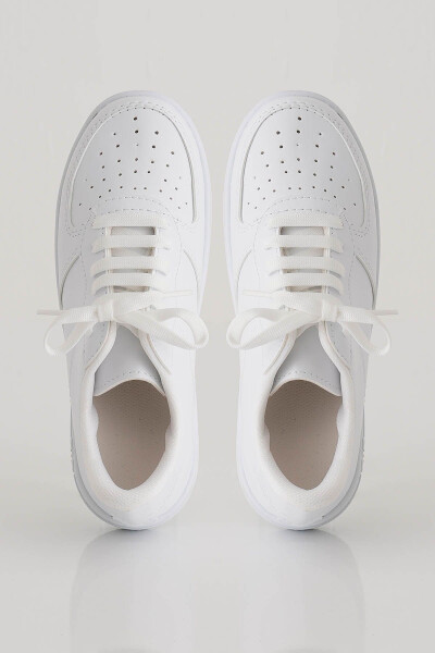 Sports Shoes - 7028 White - 5