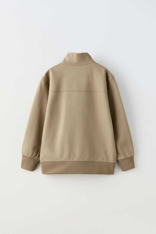 SPORTS SWEATSHIRT-Dark beige - 2