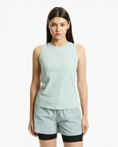 Sports Tank Top - DARK SEA GREEN - 1