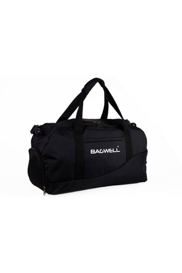 Sports Travel and Fitness Bag with Shoe Compartment - 4