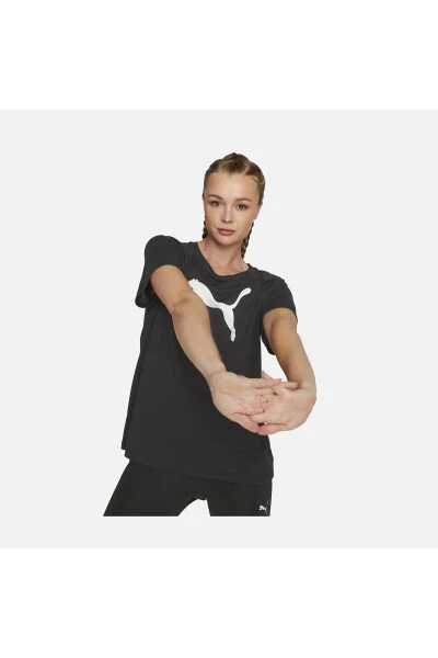 Sportswear Evostripe Graphics Logo Short-sleeve Kadın Tişört - PUMA