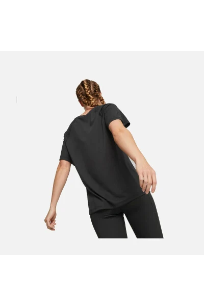 Sportswear Evostripe Grafik Logo Qisqa Yengli Ayollar T-shirt - PUMA (1)