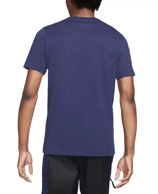 Sportswear Men's Swoosh Short-Sleeve Crewneck T-Shirt - Midnight Navy/white - 3