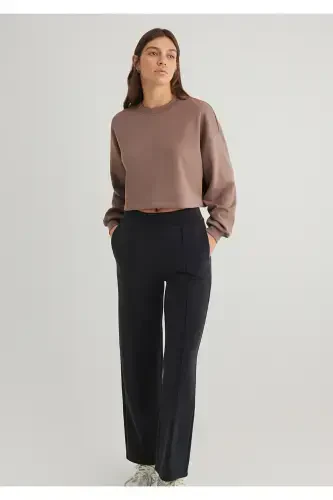 Sporty Lux Brown TENCEL TM Modal Sweatshirt 1S10061-70383-Brown - MAVI (1)