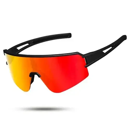 SPOSUNE Polarized Cycling Glasses for Men Women, UV400 Protection Sports Sunglasses for Baseball Running Fishing Riding - SPOSUNE