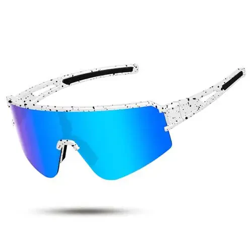SPOSUNE Polarized Cycling Glasses for Men Women, UV400 Protection Sports Sunglasses for Baseball Running Fishing Riding - 5