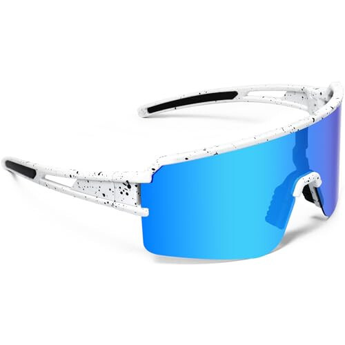 SPOSUNE Polarized Cycling Glasses for Men Women, UV400 Protection Sports Sunglasses for Baseball Running Fishing Riding - 1