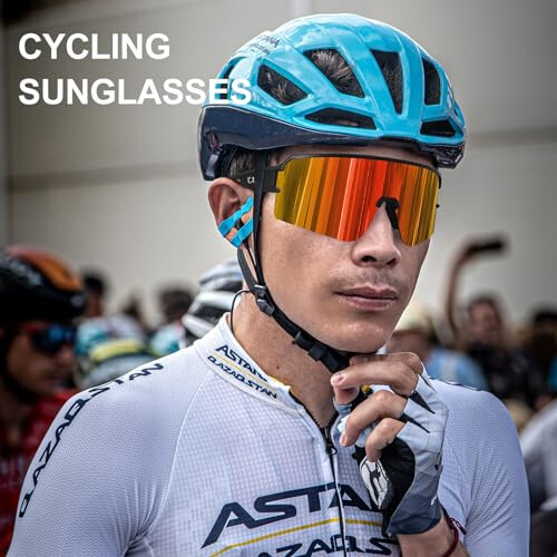 SPOSUNE Polarized Cycling Glasses for Men Women, UV400 Protection Sports Sunglasses for Baseball Running Fishing Riding - 2