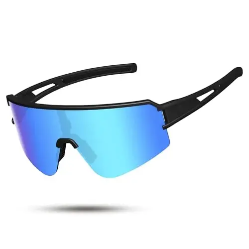 SPOSUNE Polarized Cycling Glasses for Men Women, UV400 Protection Sports Sunglasses for Baseball Running Fishing Riding - MODAZONE