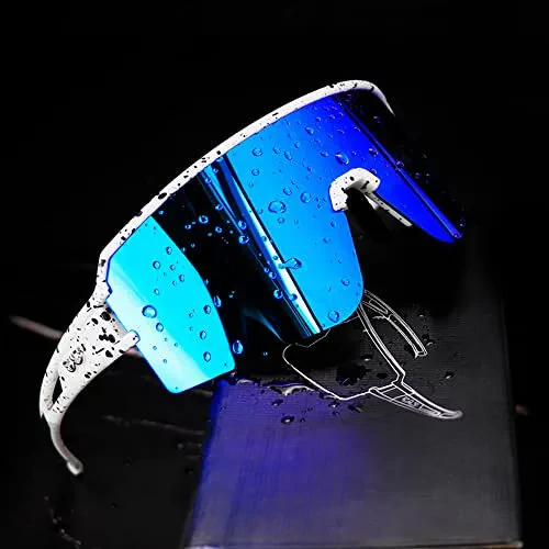 SPOSUNE Поляризованные велосипедные очки для мужчин и женщин, спортивные очки с защитой от ультрафиолета UV400 для бейсбола, бега, рыбалки, верховой езды - MODAZONE