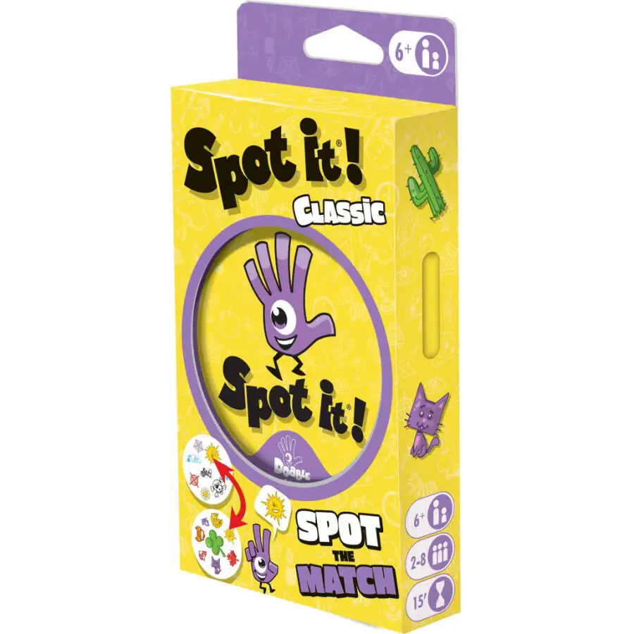 Spot It Classic Eco-Blister Family Card Game for Ages 6 and up, From Asmodee - 2